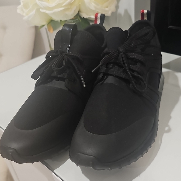 Moncler Black Athletic Sneakers - Picture 3 of 8